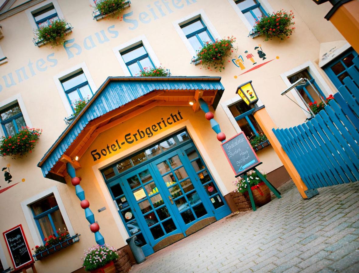 Hotel Erbgericht Buntes Haus Зайфен Экстерьер фото